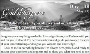 God Whispers Sample Page Vol. 1 Day 148